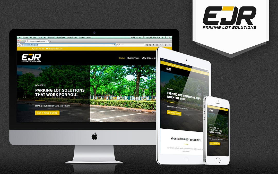 Pagina Web EJR Solutions